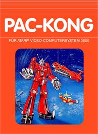 Box cover for Pac-kong on the Atari 2600.