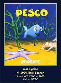 Box cover for Pesco on the Atari 2600.