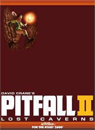 Box cover for Pitfall 2 - Lost Caverns on the Atari 2600.