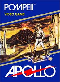 Box cover for Pompeii on the Atari 2600.