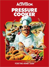 Box cover for Pressure Cooker on the Atari 2600.