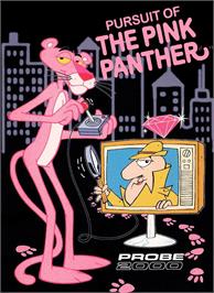 Box cover for Pursuit of the Pink Panther on the Atari 2600.