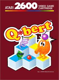 Box cover for Q*bert on the Atari 2600.