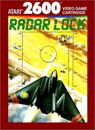 Box cover for Radar Lock on the Atari 2600.