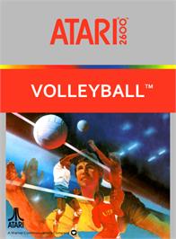 Box cover for RealSports Volleyball on the Atari 2600.