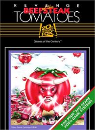 Box cover for Revenge Of The Beefsteak Tomatoes on the Atari 2600.