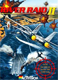 Box cover for River Raid 2 on the Atari 2600.