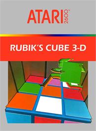 Box cover for Rubik's Cube 3d on the Atari 2600.