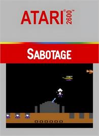 Box cover for Sabotage on the Atari 2600.