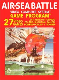 Box cover for Sea Battle on the Atari 2600.