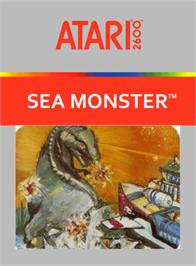 Box cover for Sea Monster on the Atari 2600.