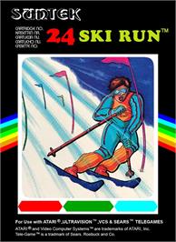 Box cover for Ski Run on the Atari 2600.