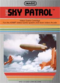 Box cover for Sky Patrol on the Atari 2600.