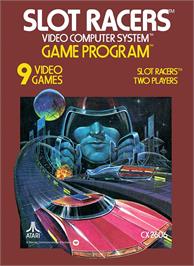 Box cover for Slot Racers on the Atari 2600.