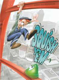 Box cover for Squish 'Em on the Atari 2600.