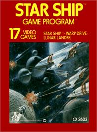 Box cover for Star Ship on the Atari 2600.