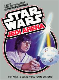 Box cover for Star Wars: Jedi Arena on the Atari 2600.