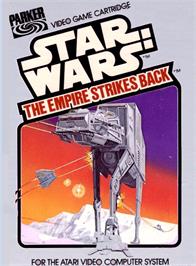 Box cover for Star Wars: The Empire Strikes Back on the Atari 2600.