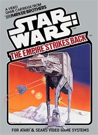 Box cover for Star Wars - The Empire Strikes Back on the Atari 2600.