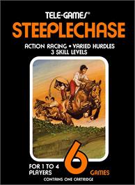 Box cover for Steeplechase (video Gems) on the Atari 2600.