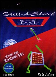 Box cover for Stell-a-sketch on the Atari 2600.