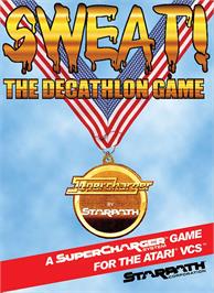 Box cover for Sweat! - The Decathlon Game on the Atari 2600.
