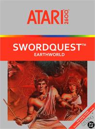 Box cover for SwordQuest: EarthWorld on the Atari 2600.