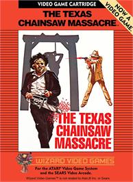 Box cover for Texas Chainsaw Massacre, The on the Atari 2600.