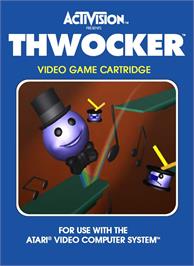 Box cover for Thwocker on the Atari 2600.