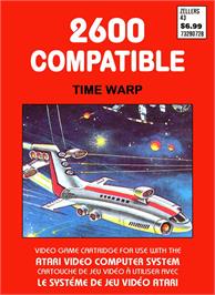 Box cover for Time Warp on the Atari 2600.