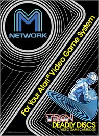 Box cover for Tron - Deadly Discs on the Atari 2600.