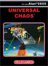 Box cover for Universal Chaos on the Atari 2600.
