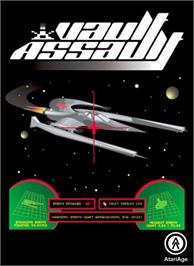 Box cover for Vault Assault on the Atari 2600.