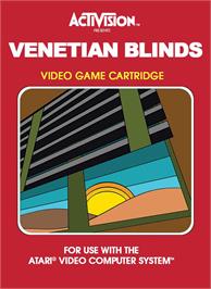 Box cover for Venetian Blinds on the Atari 2600.