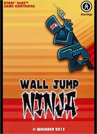 Box cover for Wall Jump Ninja on the Atari 2600.