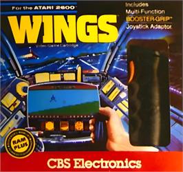 Box cover for Wings on the Atari 2600.