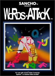 Box cover for Words-attack on the Atari 2600.