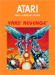 Box cover for Yars' Revenge on the Atari 2600.