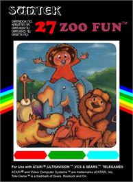Box cover for Zoo Fun on the Atari 2600.