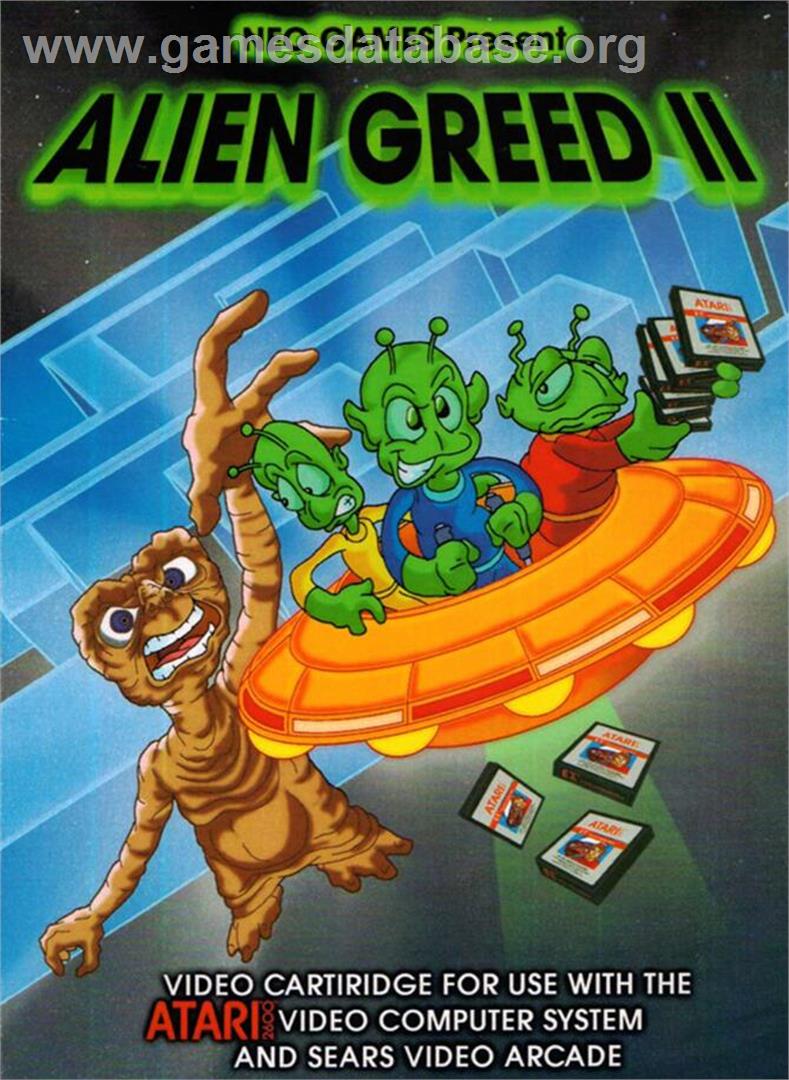 Alien Greed 2 - Atari 2600 - Artwork - Box