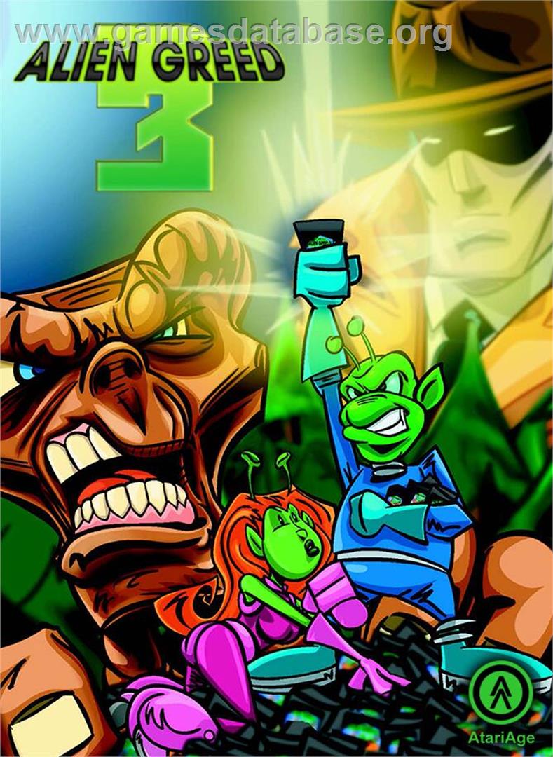 Alien Greed 3 - Atari 2600 - Artwork - Box