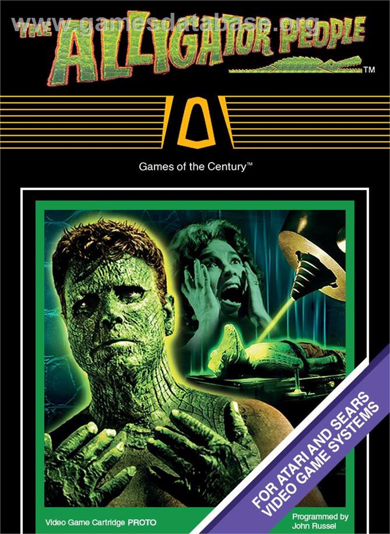 Alligator People, The - Atari 2600 - Artwork - Box