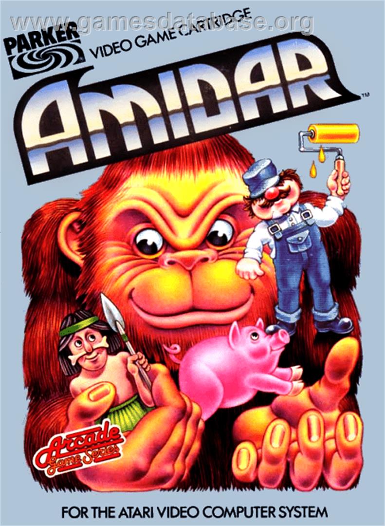 Amidar - Atari 2600 - Artwork - Box