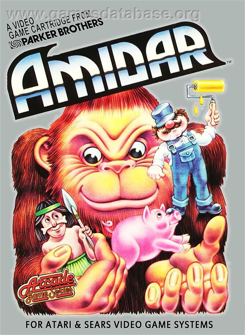 Amidar - Atari 2600 - Artwork - Box
