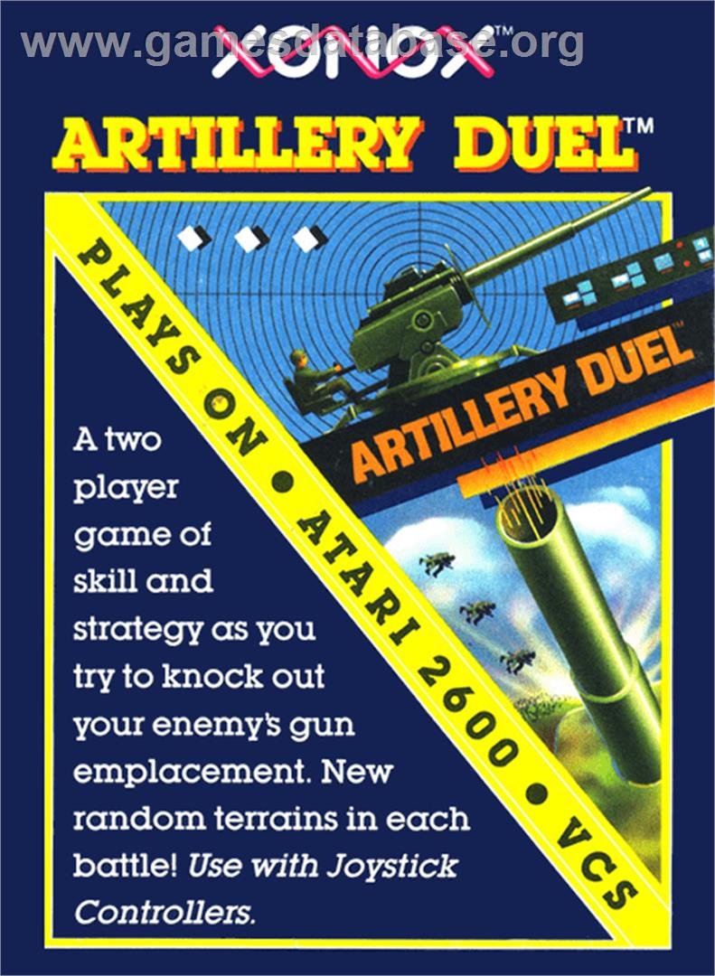 Artillery Duel - Atari 2600 - Artwork - Box