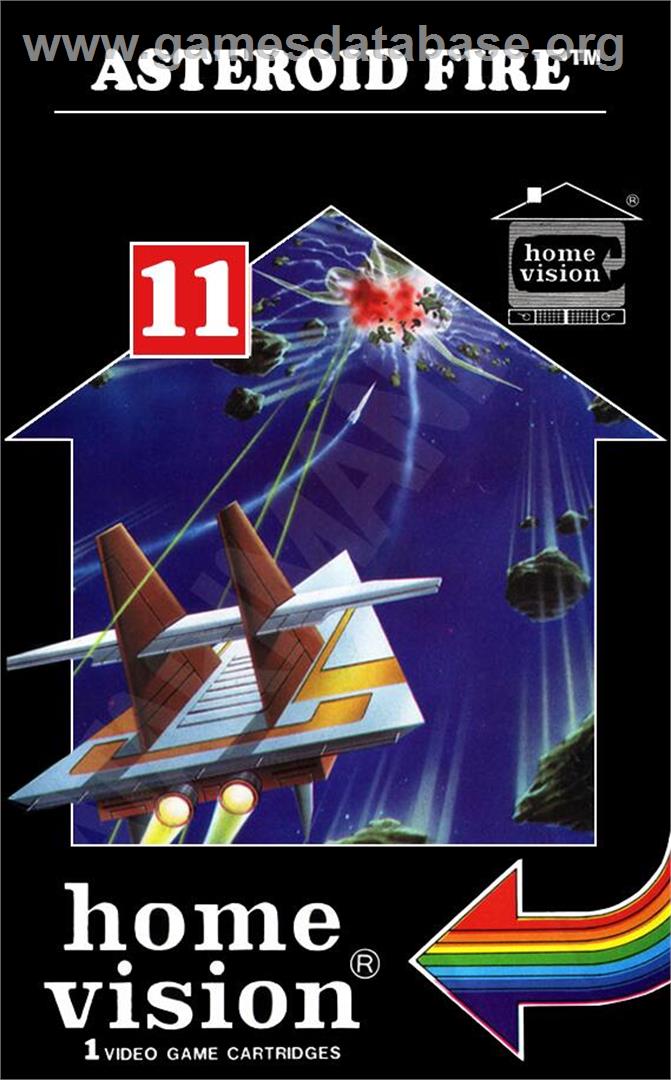 Asteroid Fire - Atari 2600 - Artwork - Box