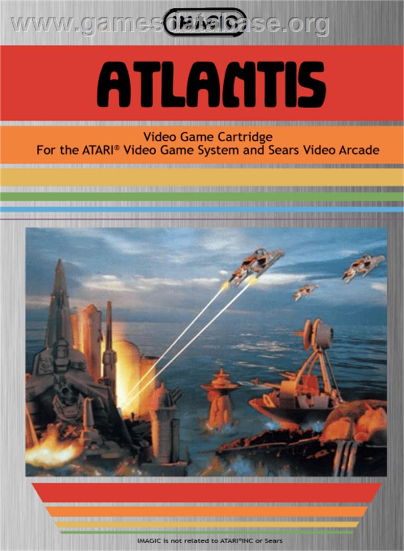 Atlantis - Atari 2600 - Artwork - Box