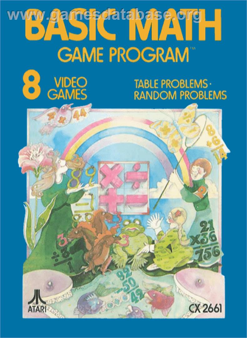 Basic Math - Atari 2600 - Artwork - Box