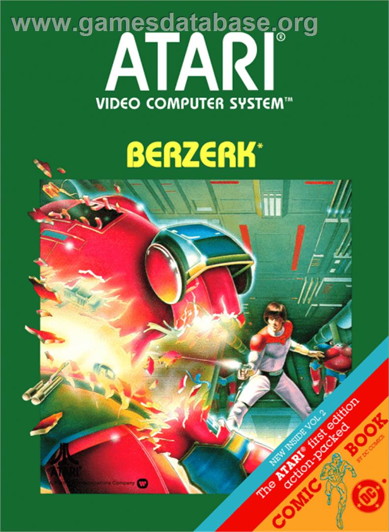 Berzerk - Atari 2600 - Artwork - Box