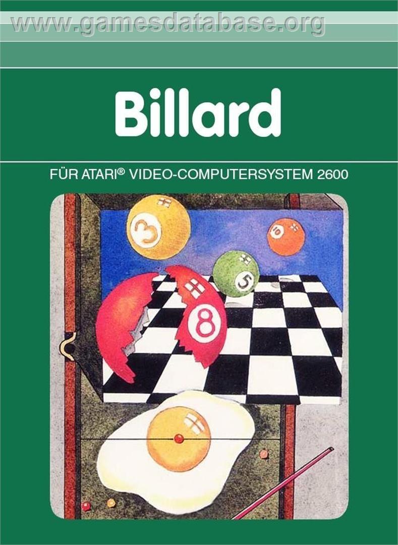 Billard - Atari 2600 - Artwork - Box